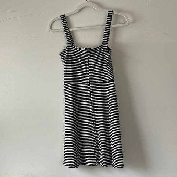 Forever 21 navy and white coastal striped mini dress size small NWT - Picture 1 of 8